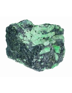 Rohstein Smaragd in Glimmer