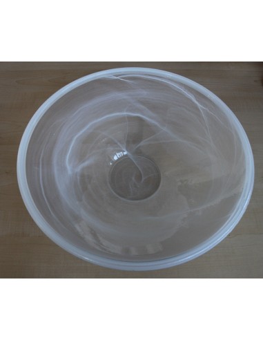 Schale Alabaster rund, ca. 35 cm
