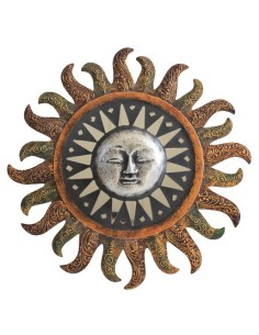 Wandbild Sonne, Ø ca. 40 cm