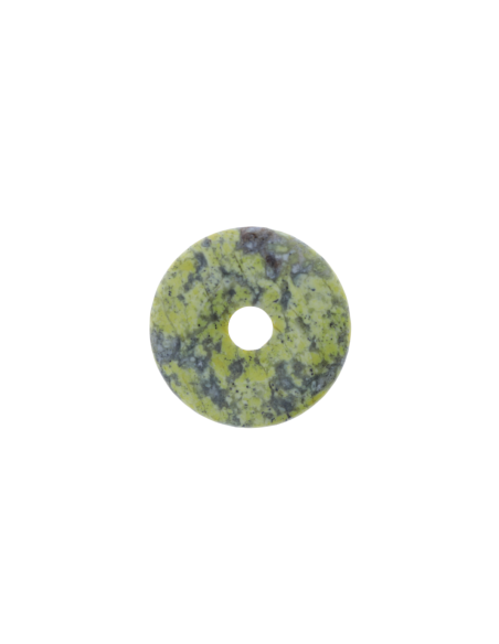 Donut Lizardit, Ø ca. 30 mm Ø Bohrung ca. 4 mm

Modum / Norwegen