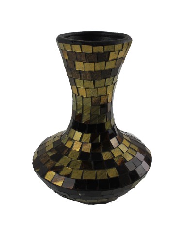Vase Mosaik ballonförmig, ca. 25 cm