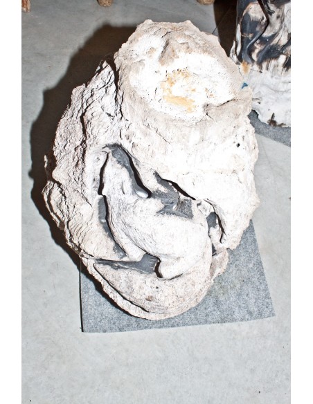 Gravur fossiles Holz - Mäuse