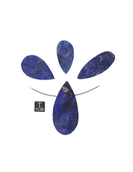 Geometrisch Teile aus Lapis Lazuli verschiedene Formen

Ø Bohrung ca. 2,5 mm

Afghanistan