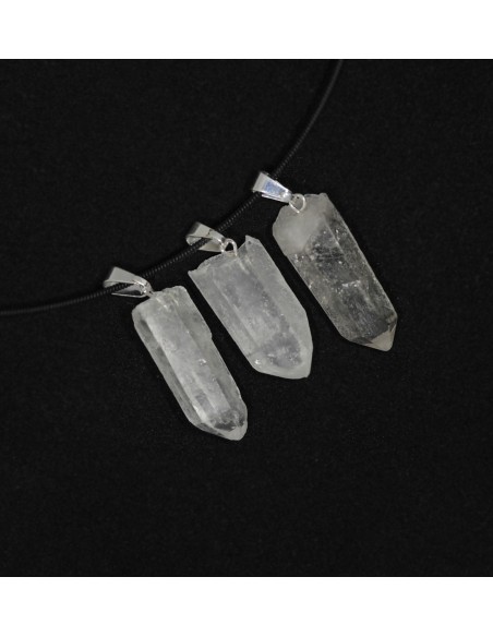 Anhänger mit Stiftöse - Bergkristall Kristalllänge ca. 3 bis 4 cm
Brasilien