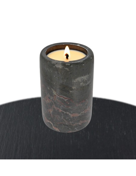 Teelichthalter Marmor, Säule ca. 8 x 5 cm
ca. 450 g schwer
