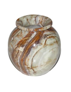 Vase aus Onyxmarmor - ca. 10x10 cm/ 4x4 inch
Pakistan