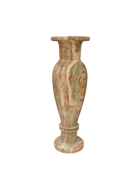 Vase aus Onyxmarmor - ca. 25 x 80 cm / 10 x 32 inch Pakistan