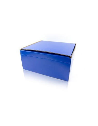 Faltkarton blau 290 x 290 x 85 mm - 100 Stück