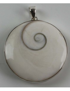 Anhänger Silber Bali, Shiva-Auge rund, ca. 38 mm